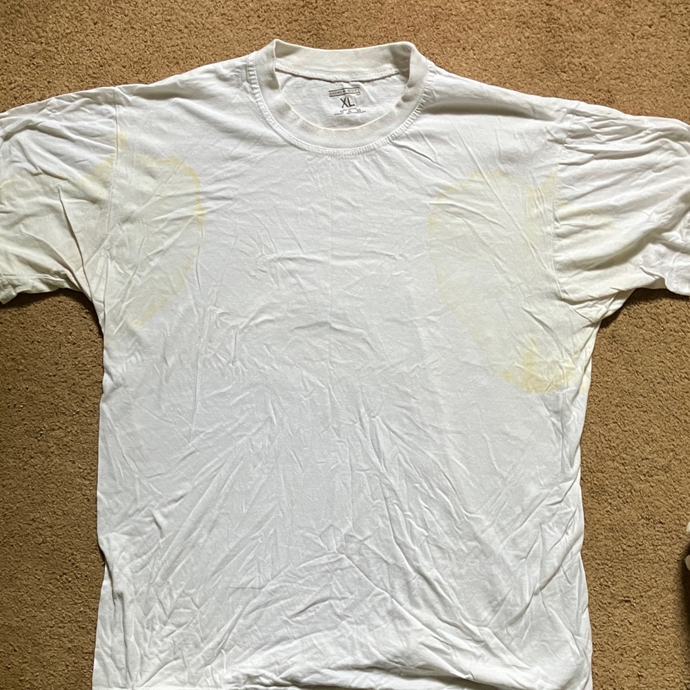 Sweaty stained White XL T-Shirt